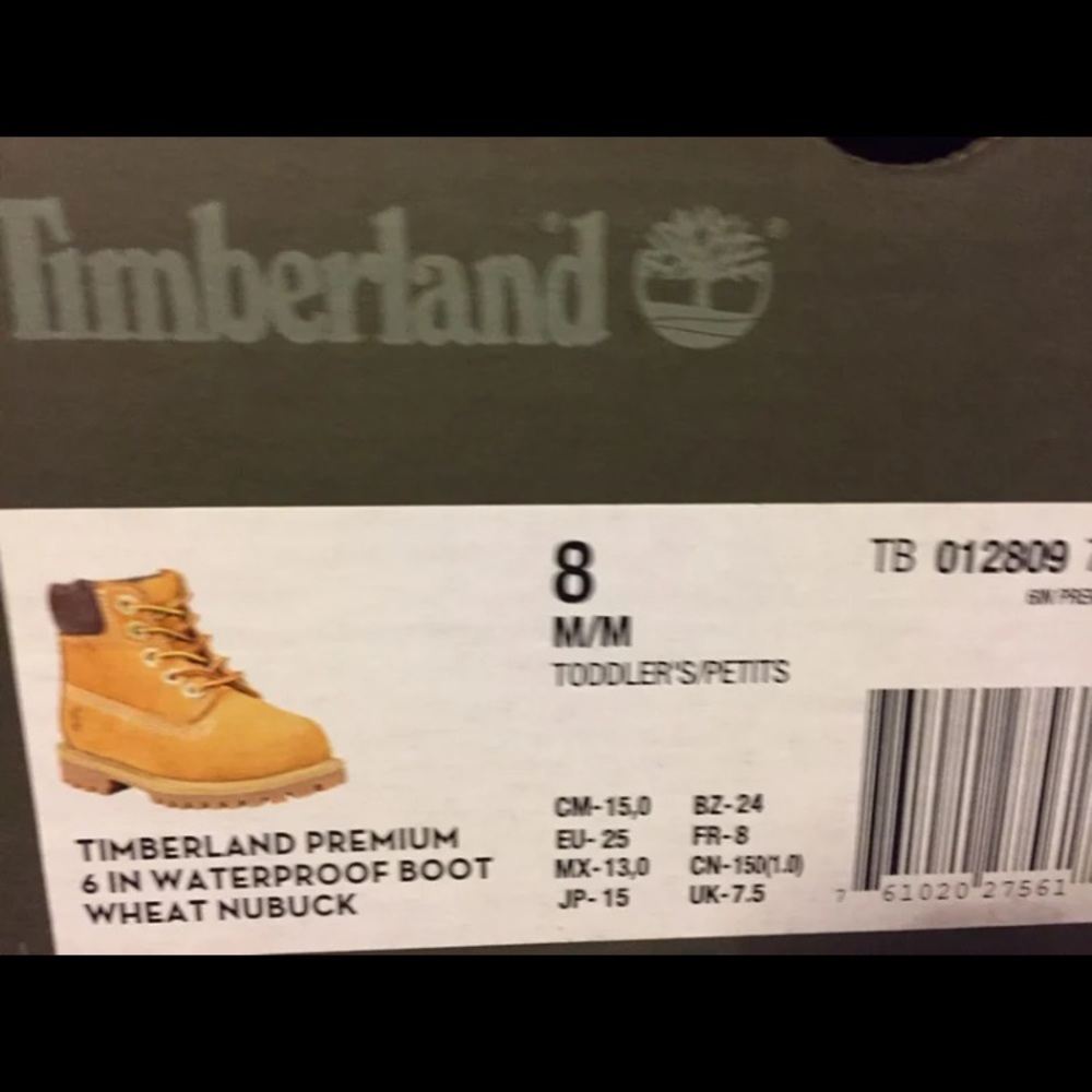 Toddler timberland